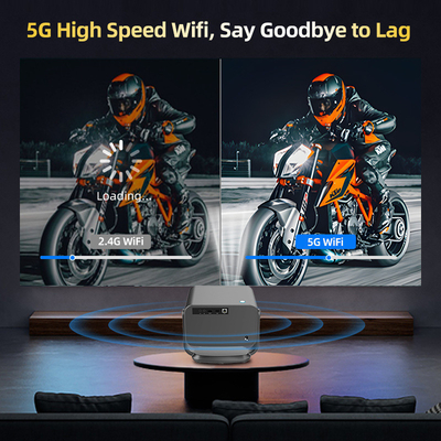 FLYIN P20 Pro 4K 350Lms 1080P ফুল এইচডি প্রজেক্টর অটো ফোকাস লেন্স এলসিডি ল্যাম্প অ্যান্ড্রয়েড 13 এয়ারপ্লে পোর্টেবল হোম থিয়েটার ব্যবহার