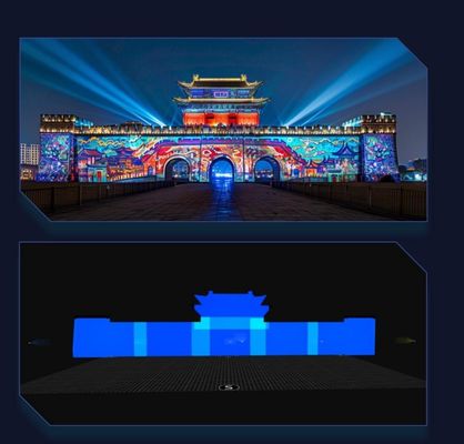 ফ্লাইন এ১ ইমের্সিভ রুম ৪ কে বিতরণকৃত কনভার্জেড সার্ভার∙ এজ ফিউশন ও ডোম থ্রিডি ম্যাপিং প্রজেকশন সরঞ্জাম