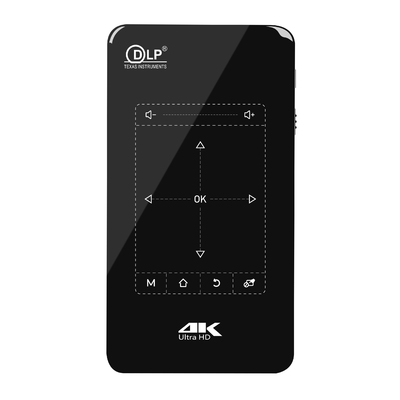 ফুল HD 4k 1080P DLP পিকো পকেট প্রজেক্টর স্মার্ট মোবাইল অ্যান্ড্রয়েড